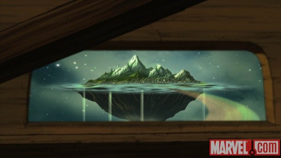 Screenshot of Asgard in Thor: Tales of Asgard