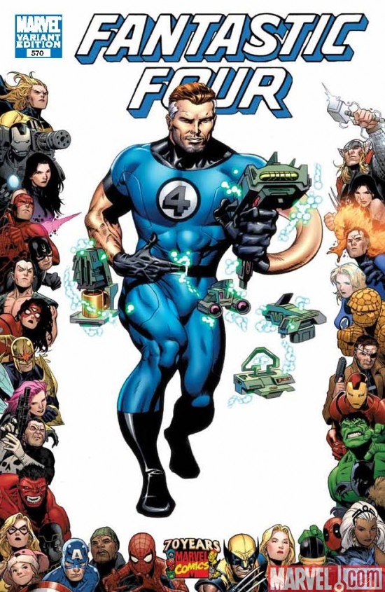 FANTASTIC FOUR #570 70TH FRAME VARIANT