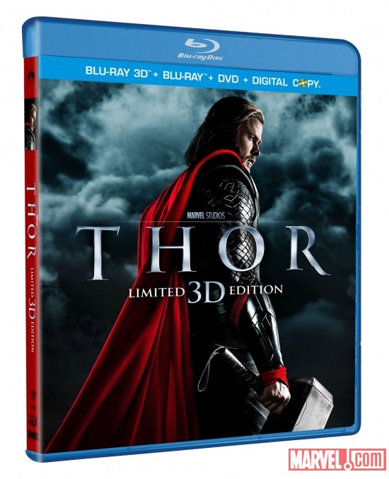 Thor Blu-ray 3D Three-Disc Combo Pack box art