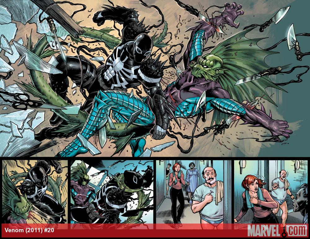Venom #20 preview art by Lan Medina