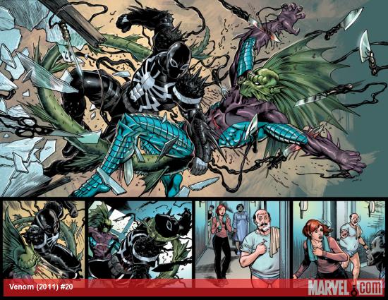 Venom #20 preview art by Lan Medina