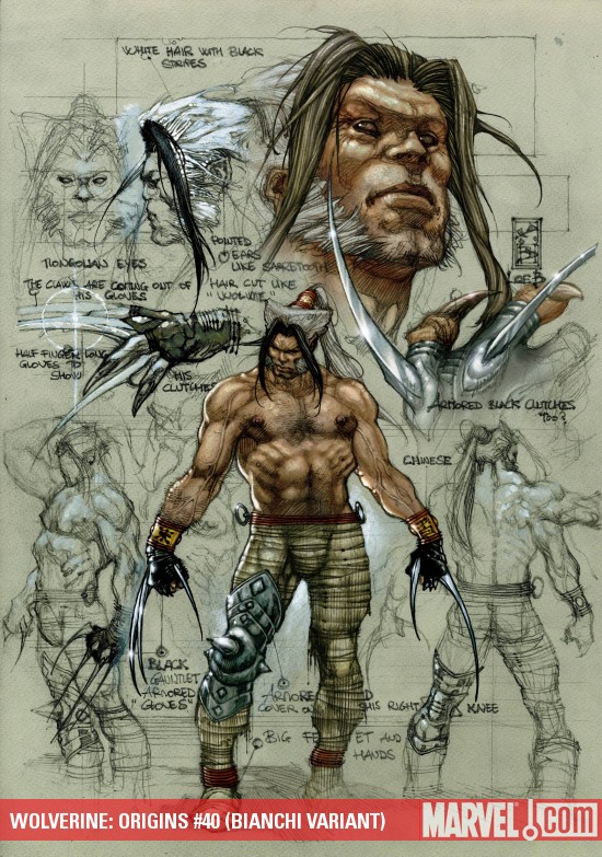 Wolverine Origins (2006) #40 (BIANCHI VARIANT)