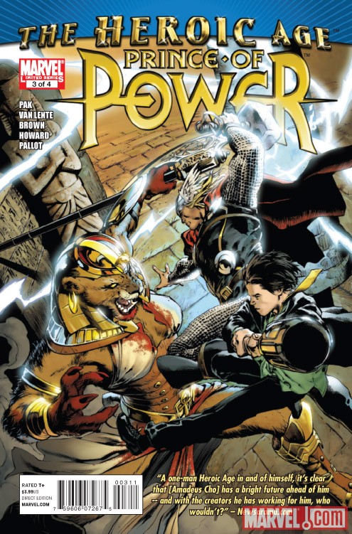 HEROIC AGE: PRINCE OF POWER #3 cover by Humberto Ramos
