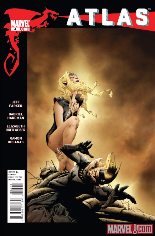 Atlas #4 cover by Jae Lee