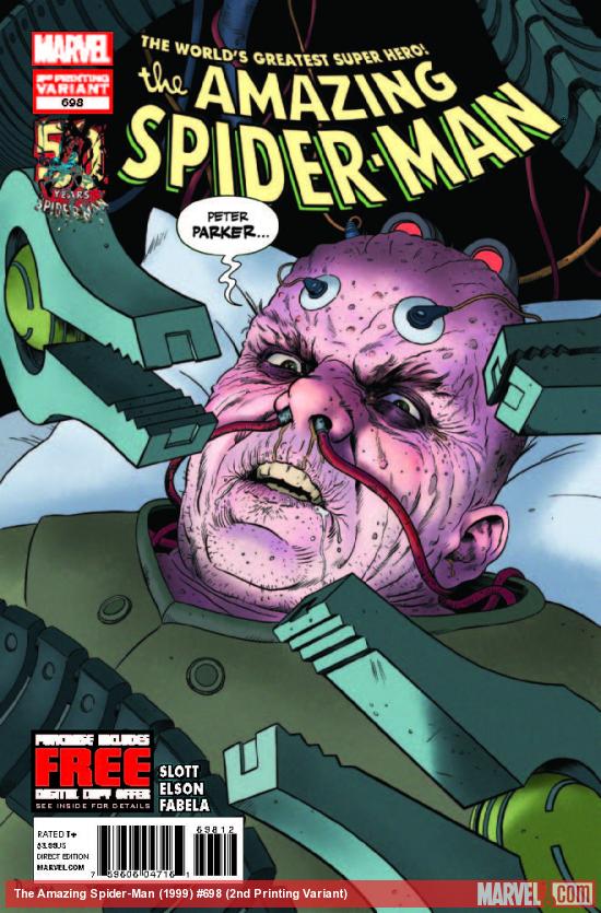 AMAZING SPIDER-MAN 698 2ND PRINTING VARIANT (WITH DIGITAL CODE)