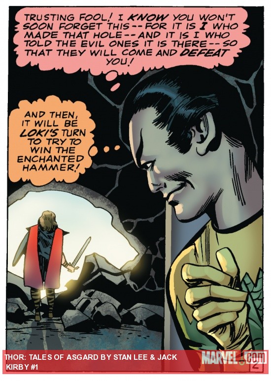 Loki plots against Thor