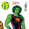 FF (2012) #5 variant cover by Mike Allred