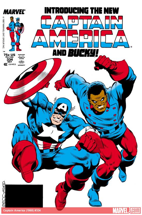 Captain America (1968) #334 Cover