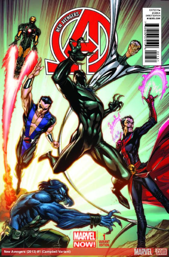 NEW AVENGERS 1 CAMPBELL VARIANT (NOW, 1 FOR 100, WITH DIGITAL CODE)