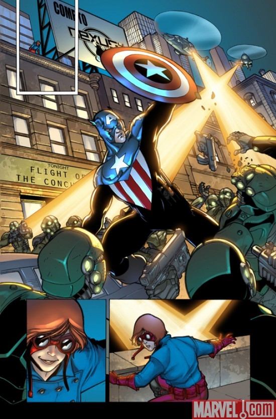 NOMAD: GIRL WITHOUT A WORLD #1 preview art by David Baldeon