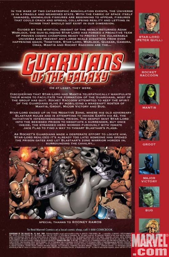 GUARDIANS OF THE GALAXY #10 Preview page 1