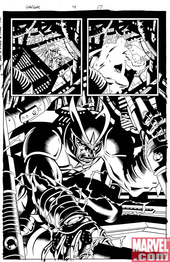 GUARDIANS OF THE GALAXY #4 interior art