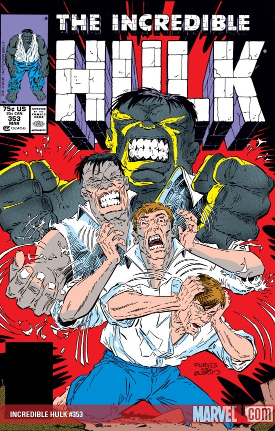 INCREDIBLE HULK #353 COVER