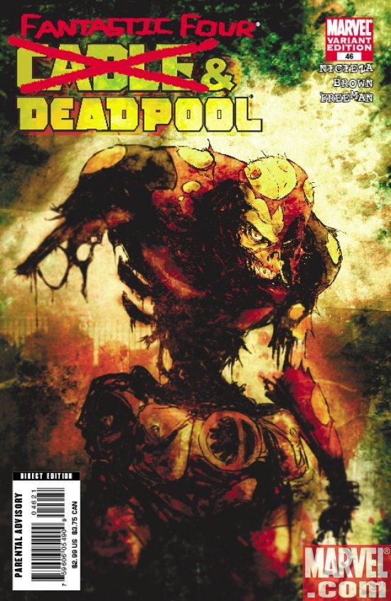 Cable & Deadpool #46 Zombie Variant