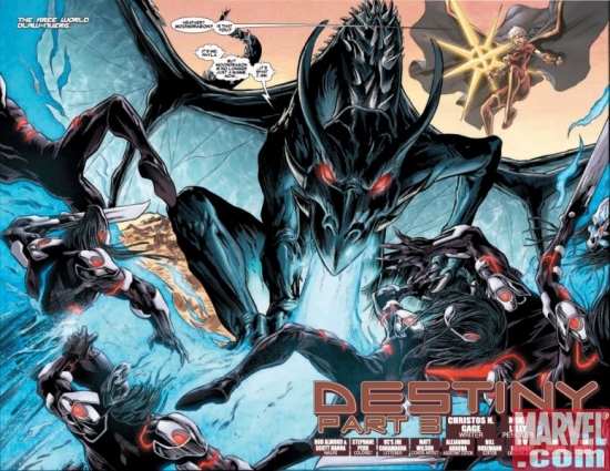 Annihilation: Conquest - Quasar #3, pages 1-2