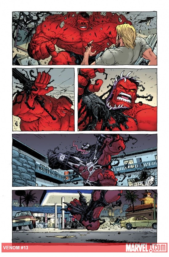 Venom #13 preview art by Tony Moore