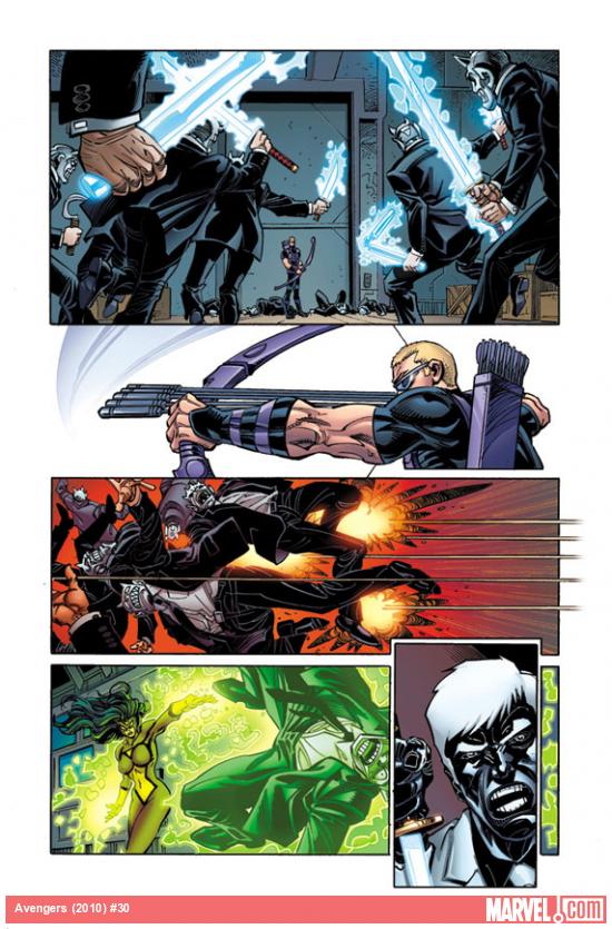 Avengers (2010) #30 preview art by Walter Simonson
