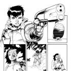 Avengers Arena #2 preview inks by Kev Walker
