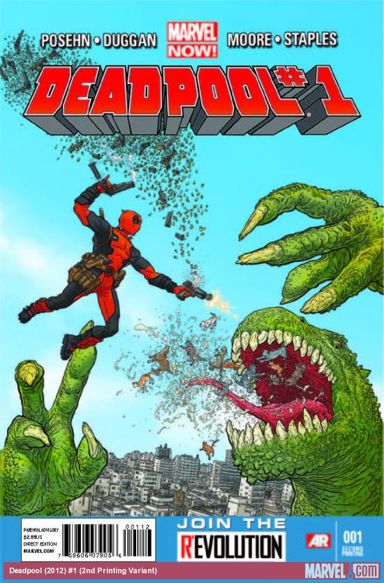 DEADPOOL 1 2ND PRINTING VARIANT (NOW)