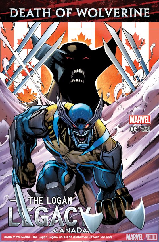 Death of Wolverine: The Logan Legacy (2014) #5 (Sandoval Canada Variant)
