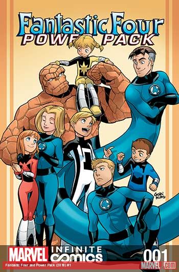 Fantastic Four and Power Pack Infinite Comic (2018)
