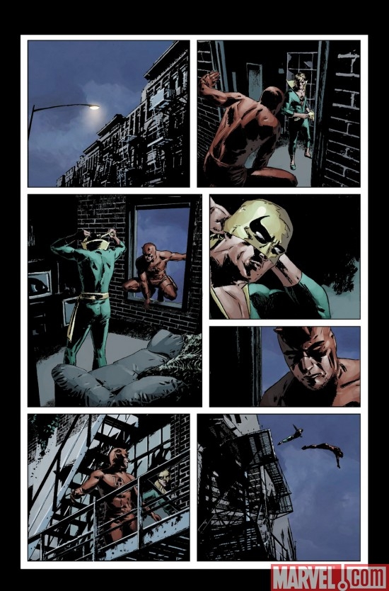 DAREDEVIL #87 art by Michael Lark