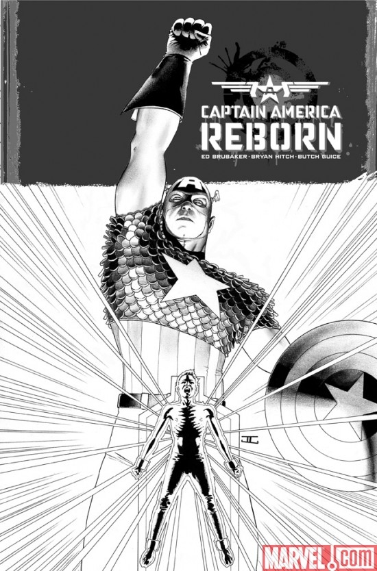 CAPTAIN AMERICA REBORN #1, sketch cover by John Cassaday