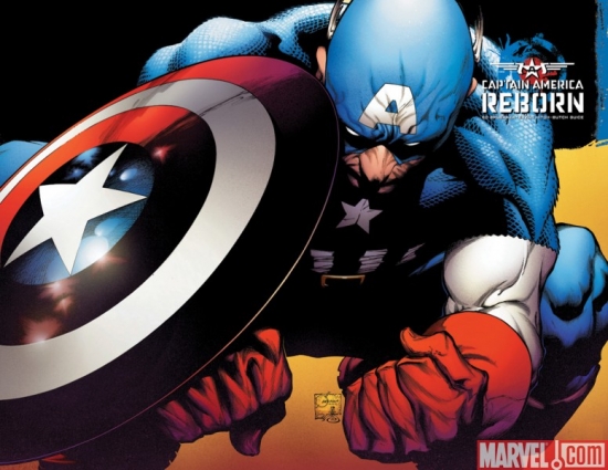 CAPTAIN AMERICA REBORN #1, cover by Joe Quesada