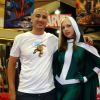 Axel Alonso poses with Rogue