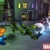Screenshot of Invisible Woman, Spider-Man and Thing from Super Hero Squad Online