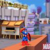 Screenshot of Captain America from ''Super Hero Squad Online''