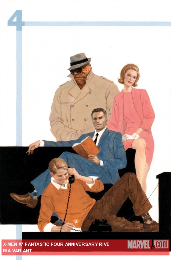 X-Men (2010) #7 (FANTASTIC FOUR ANNIVERSARY RIVERIA VARIANT)