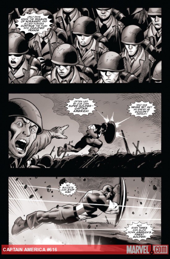 Captain America #616 preview art by Howard Chaykin & Paul Grist
