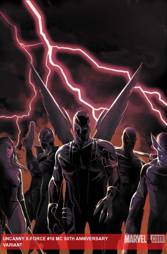 Uncanny X-Force (2010) #16, Mc 50th Anniversary Variant