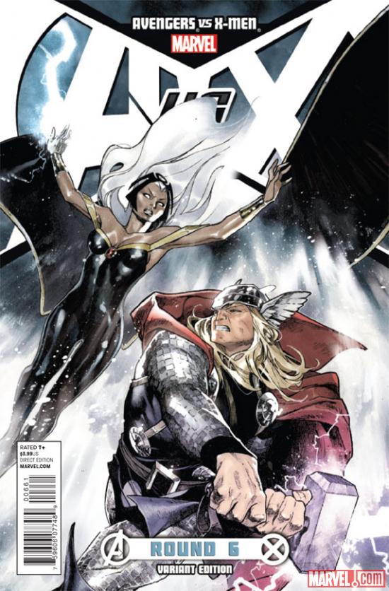 Avengers VS X-Men #6 variant cover by Olivier Coipel