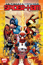 ULTIMATE CIVIL WAR: SPIDER-HAM 1 (2007)