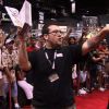 Marvel.com's Ryan Penagos works the crowd