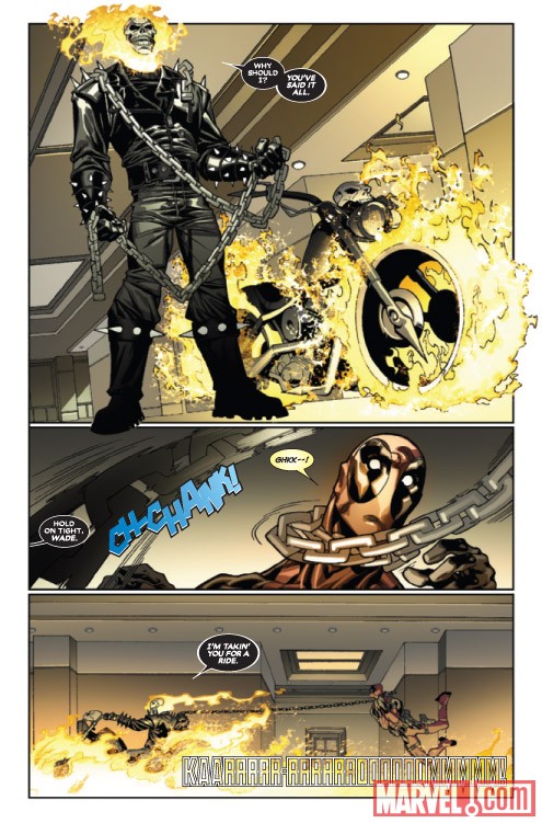 Deadpool #26 preview art by Carlo Barberi