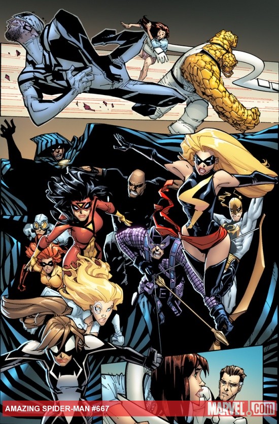 Amazing Spider-Man #667 preview art by Humberto Ramos