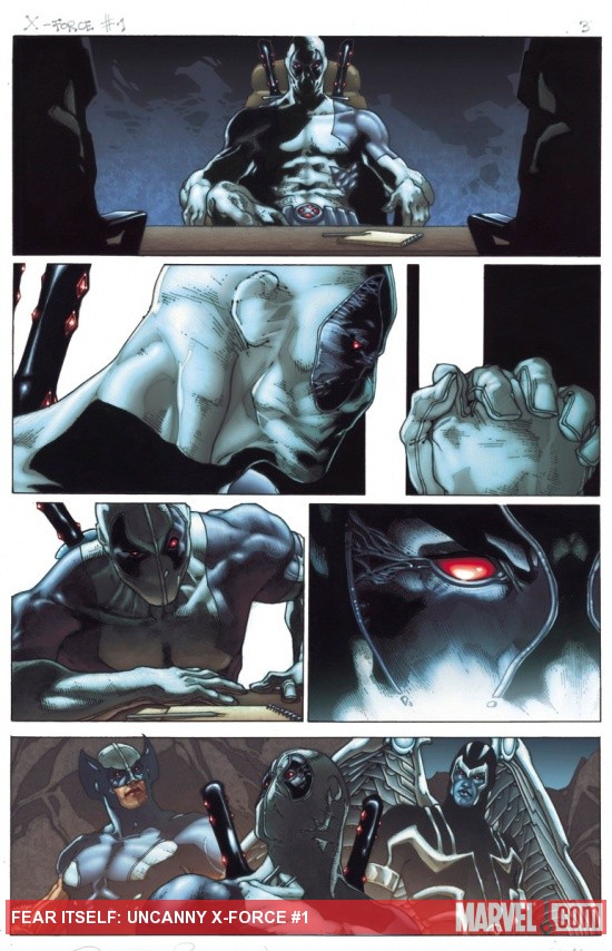 Fear Itself: Uncanny X-Force preview art by Simone Bianchi