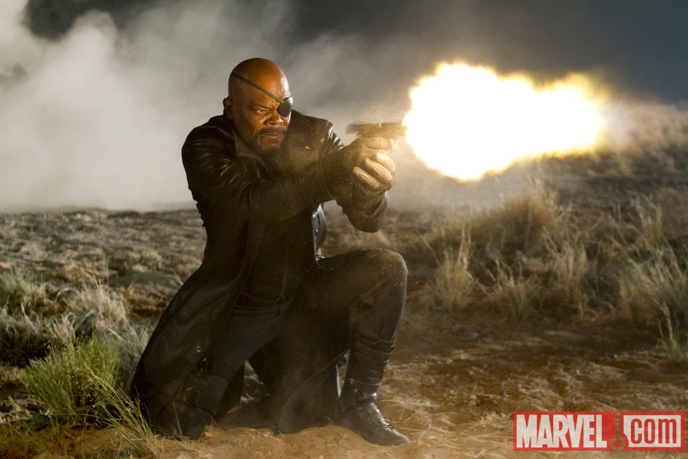 Samuel L. Jackson stars as Nick Fury in Marvel's The Avengers