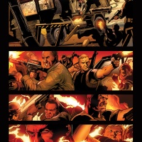Battle Scars #1 preview art by Scot Eaton