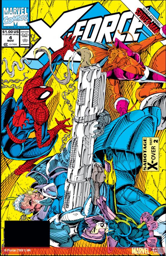 X-Force (1991) #4 Cover