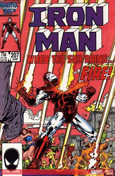 Iron Man #207 cover