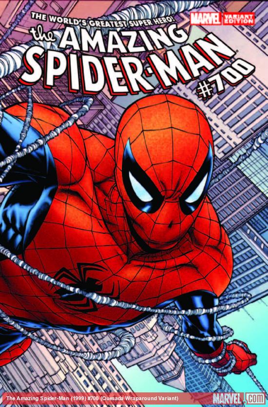 AMAZING SPIDER-MAN 700 QUESADA WRAPAROUND VARIANT