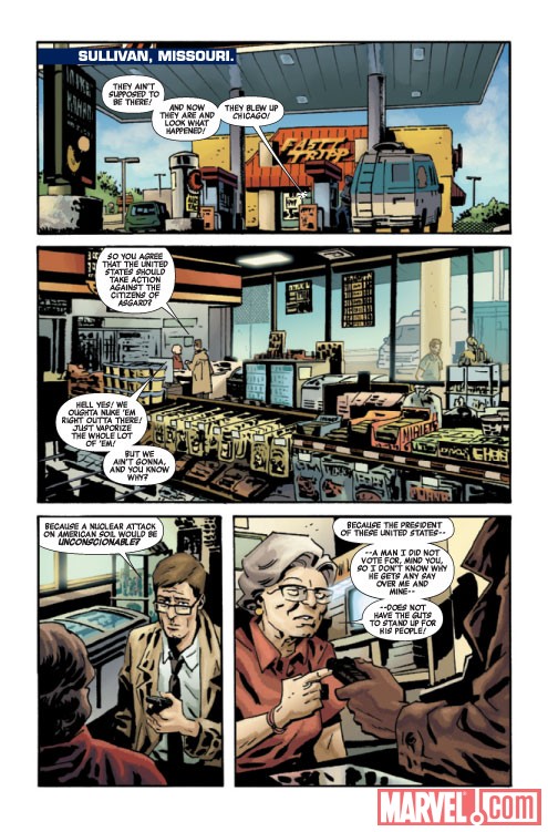 SIEGE EMBEDDED #2 Art by Chris Samnee