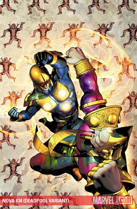Nova (2007) #34 (DEADPOOL VARIANT)