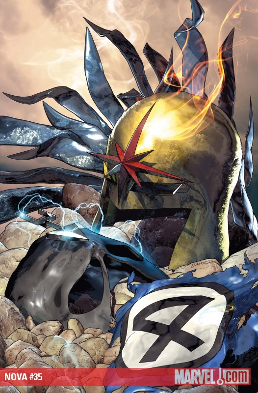 Nova (2007) #35 cover by Brandon Peterson
