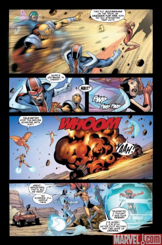 Avengers: The Initative #28 Preview page 2