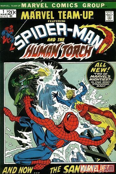 Image Featuring Human Torch, Sandman